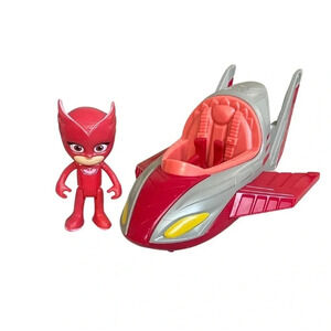 PJ Masks Owlette Action Figure and Owl Glider Car Play Set- Amaya. Pretend Play